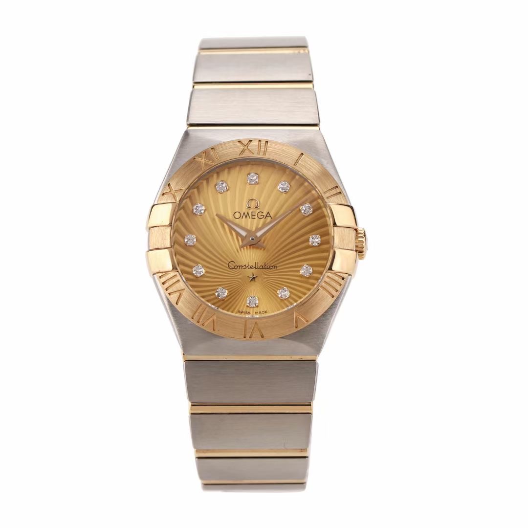 95新 Omega/欧米茄 24mm/全套附件/女款星座带钻