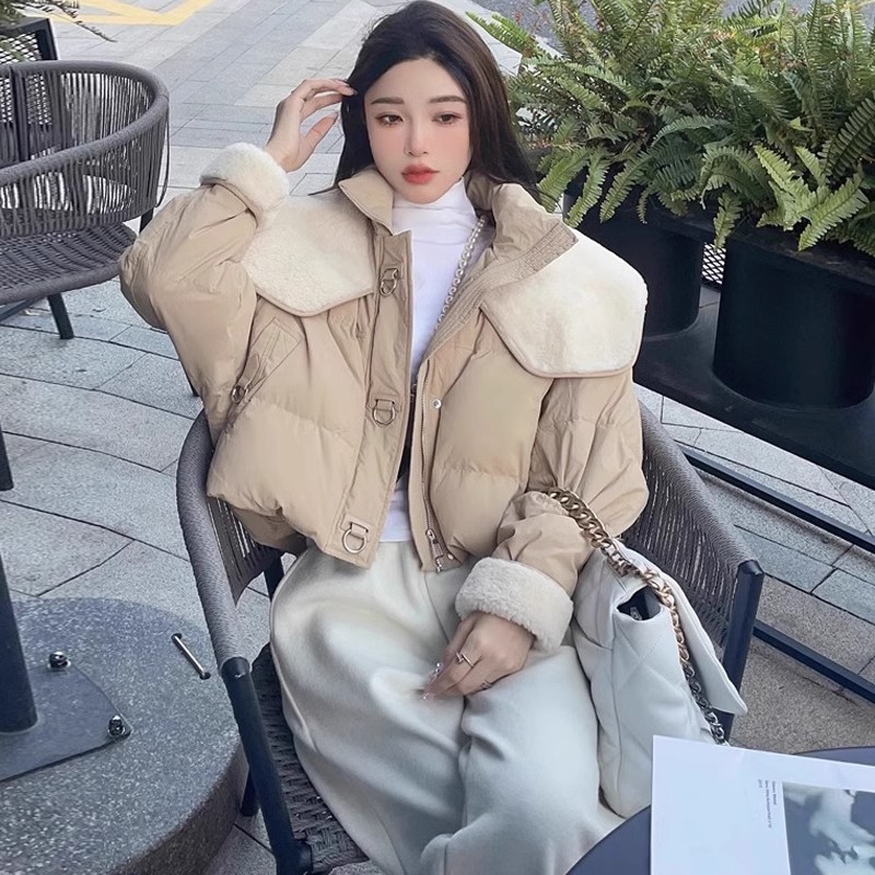 短款羽绒服女冬季2023新款时尚欧货轻薄小众高级感超好看炸街外套