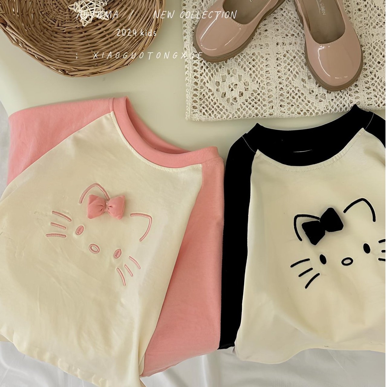 打底衫儿童男童女童时尚百搭休闲印花长袖韩版圆领加绒宝宝秋冬