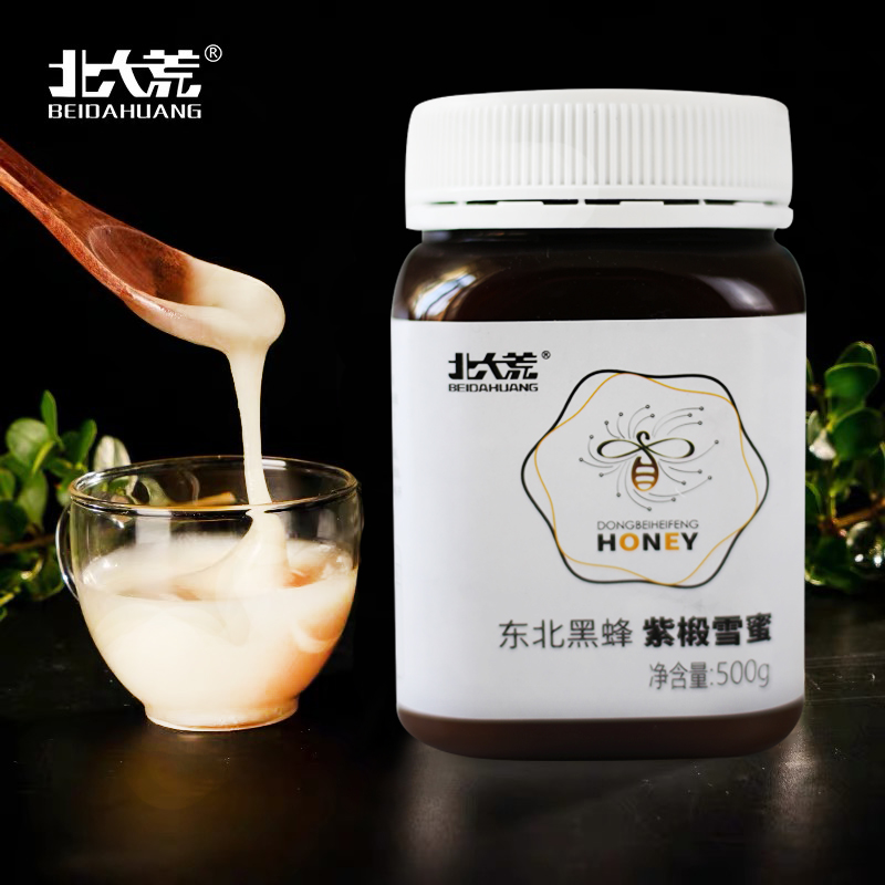 紫椴雪蜜北大荒优选比肩麦卢卡饶河保护区500g成熟正宗纯蜂蜜原始