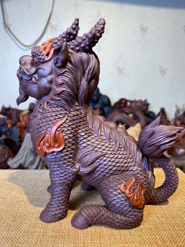 《火麒麟》 长17宽9高19.5 全手工制作