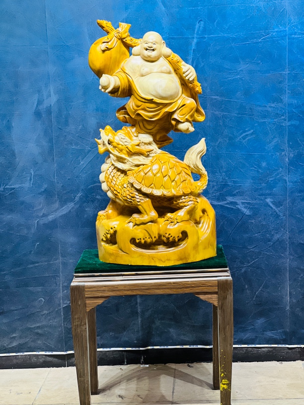 龙龟送福。樟木。43/20/100