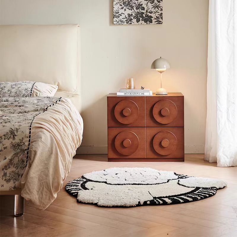 法式中古风实木斗柜客厅创意组合模块多功能收纳卡门柜