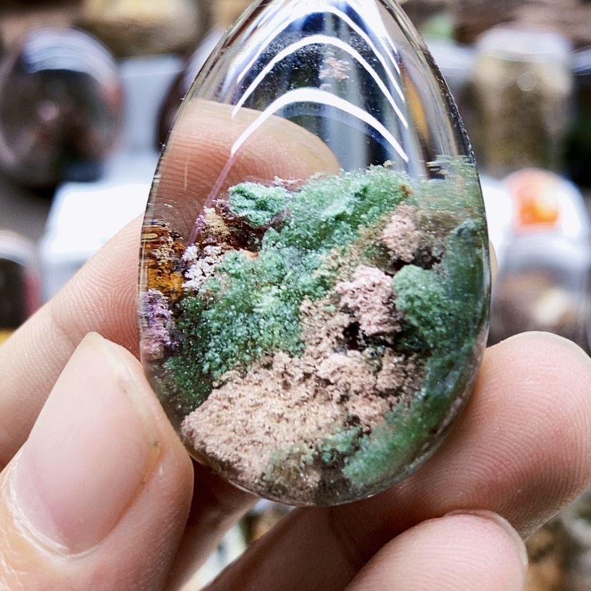 【闪购商品】水晶吊坠银S925镶嵌小*阳