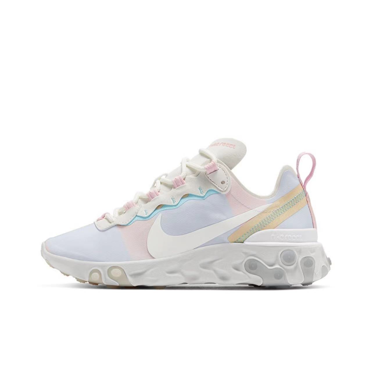 Nike耐克React Element 55女款轻便透气运动鞋DB5926-011瑕疵