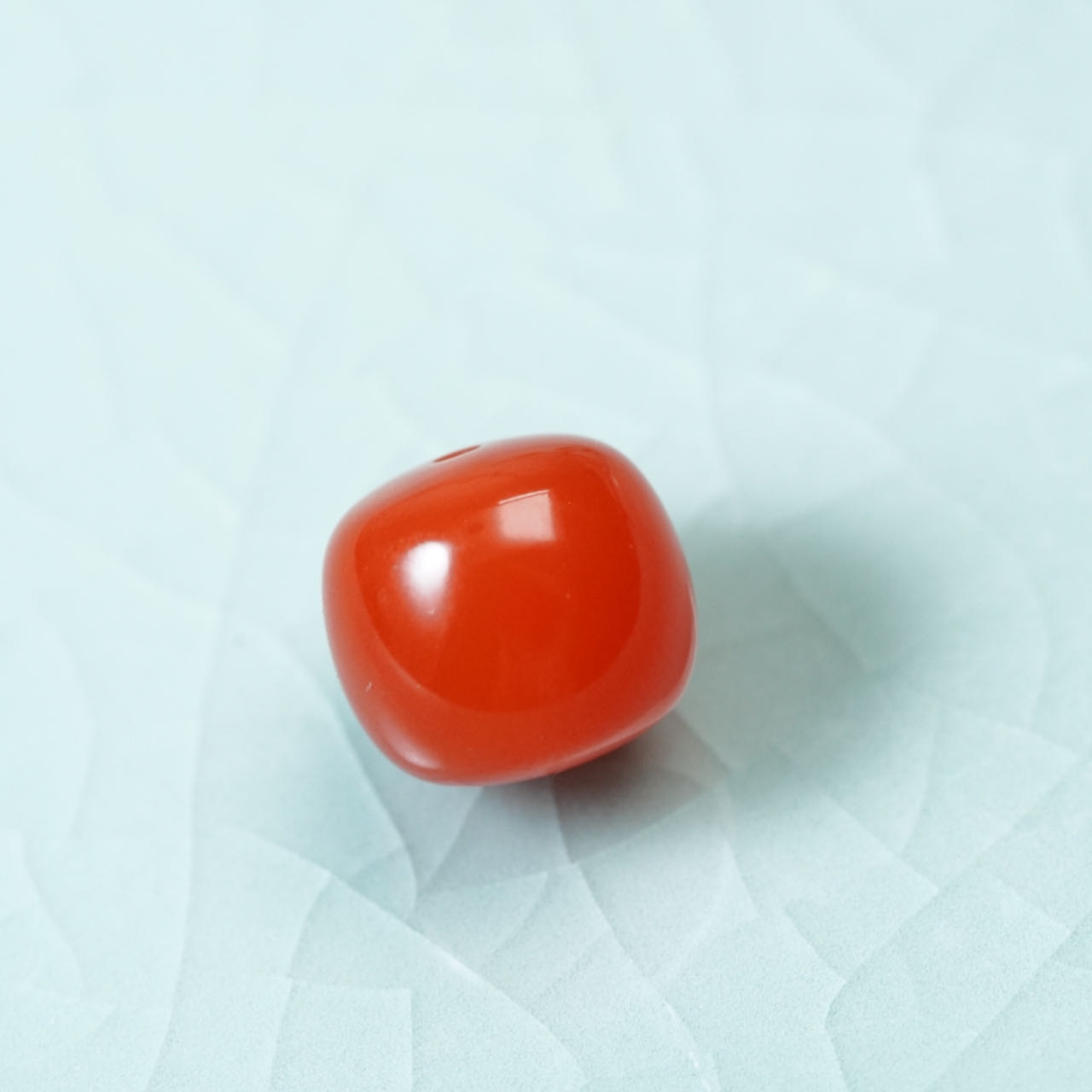 凉山南红玛瑙联合料樱桃红老型天然原矿无胶无裂色艳珠宝感超强 