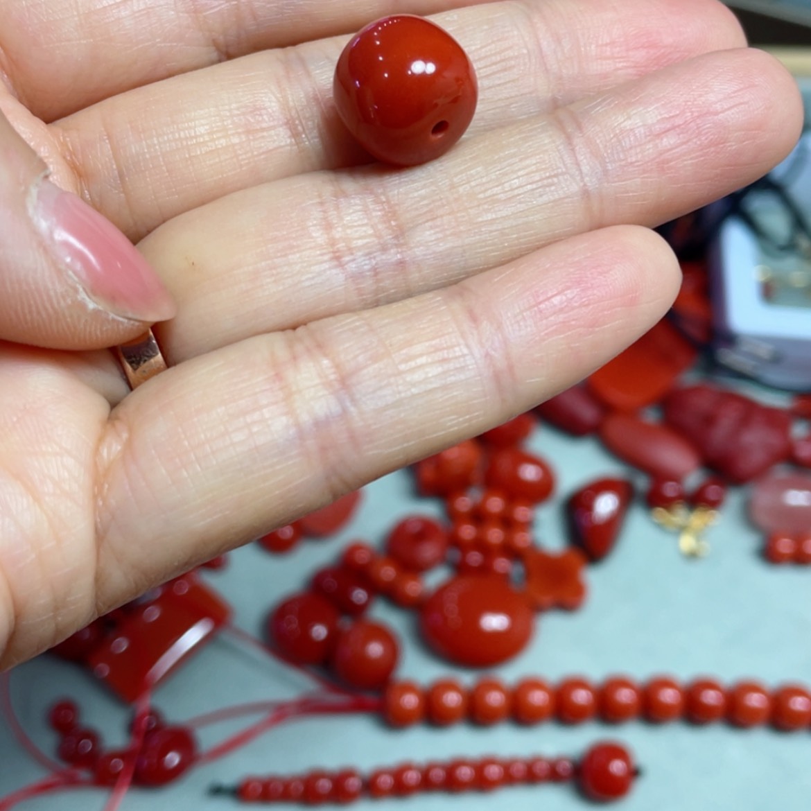 【闪购商品】南红玛瑙老型未镶嵌简*离