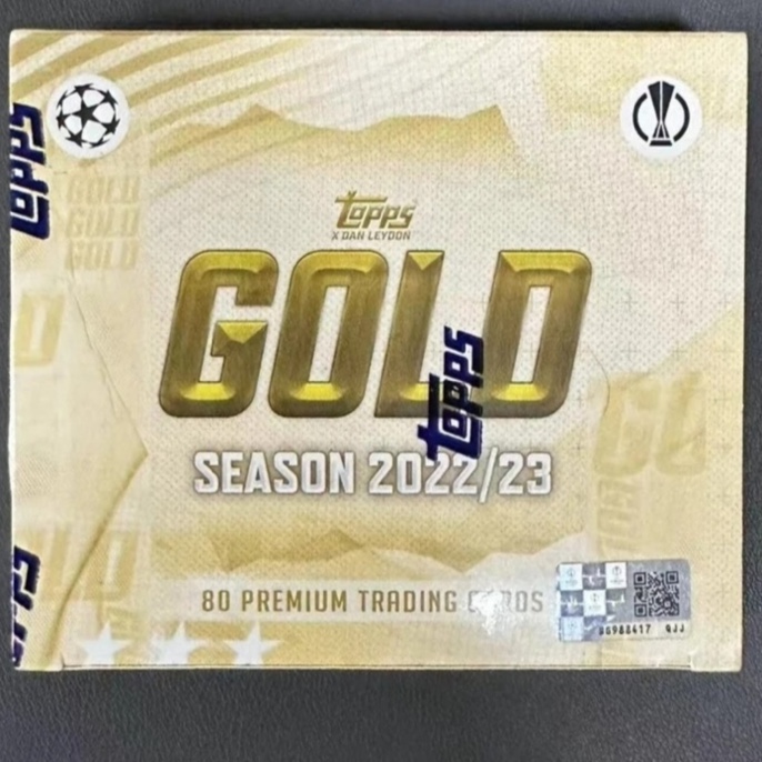 22/23 topps 欧冠 Gold 单盒卡（未成年人禁止下单）
