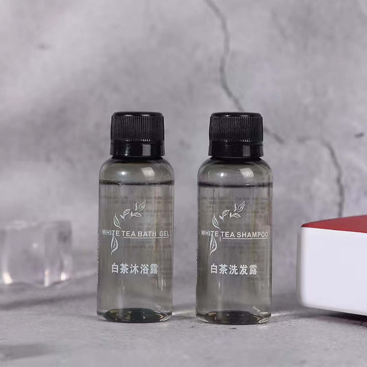 【对对碰+许愿】白茶香30ML百货透明洗沐套装高档便携盲袋产品
