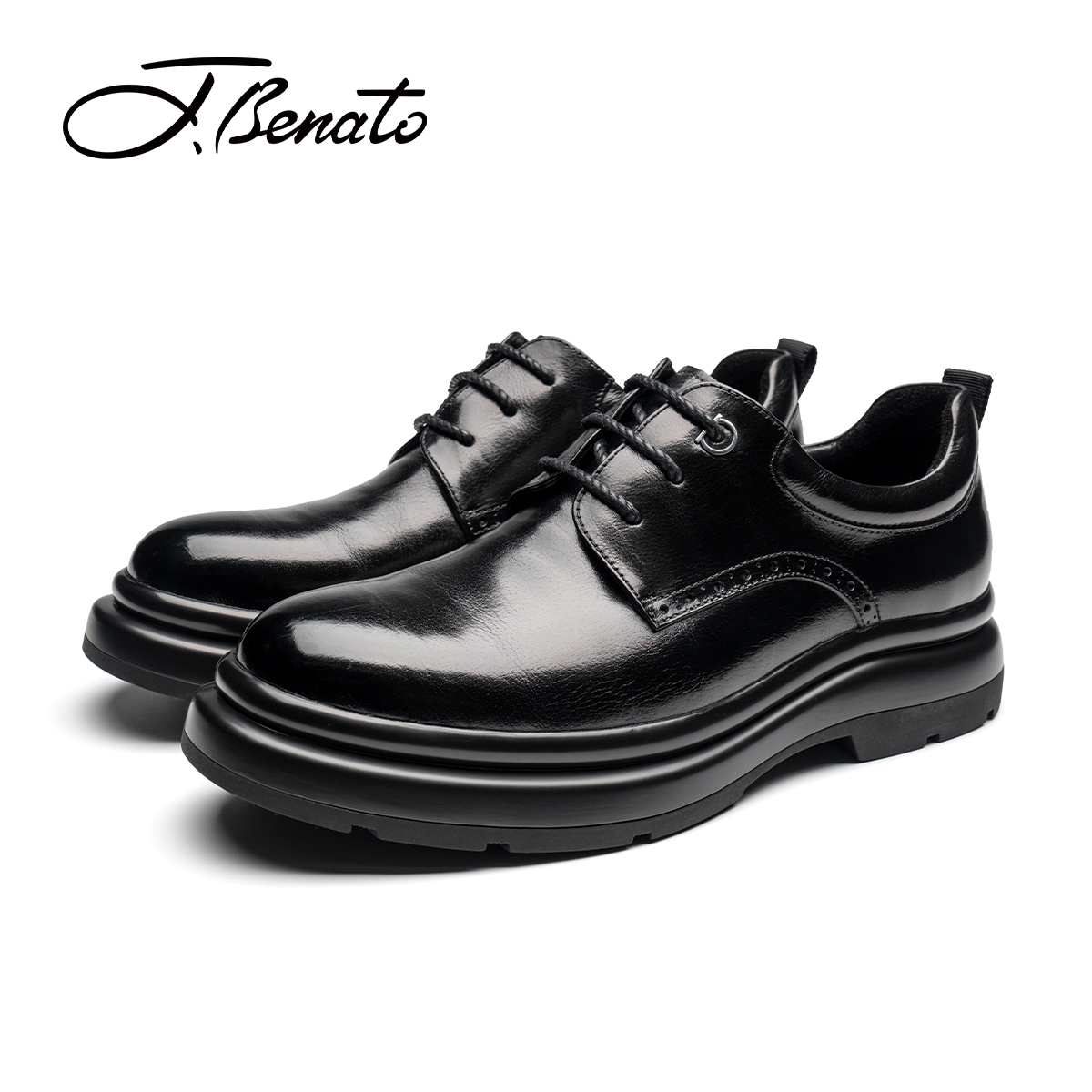 J.benato/宾度休闲商务正装牛皮鞋40002
