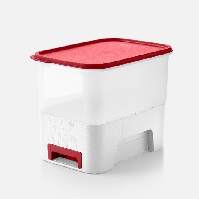 特百惠5kg大容量米桶保鲜盒家用储藏防潮防虫密封定量抽取