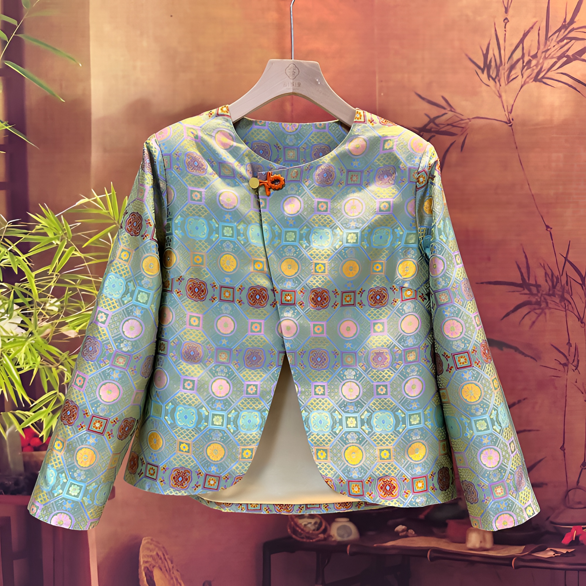 【宋锦成衣】一款一件 真丝宋锦钱小萍 上久楷 吴罗等 面料链接勿拍