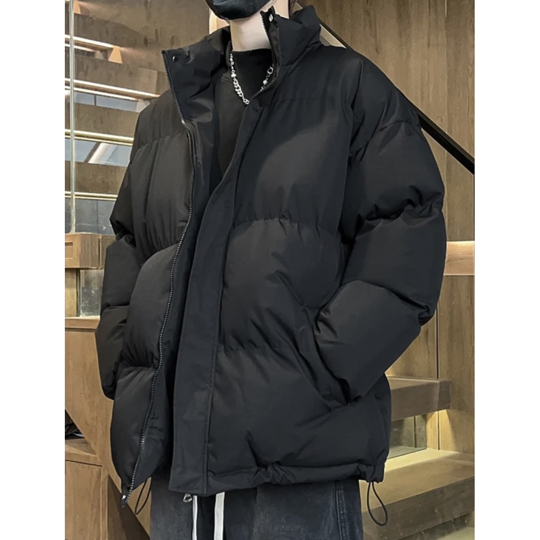 男装冬款外套保暖冬季棉衣加厚情侣百搭棉服立领宽松韩版休闲外套