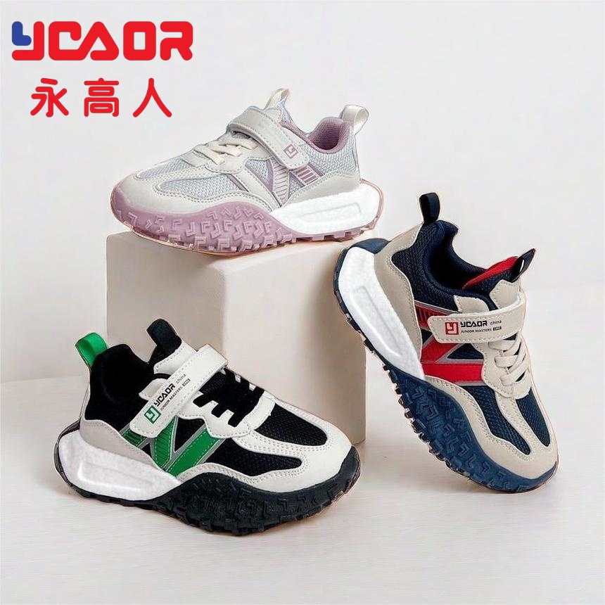 YGAOR/永高人【26-37码】春秋网面休闲跑鞋透气防滑男女同款阿甘鞋