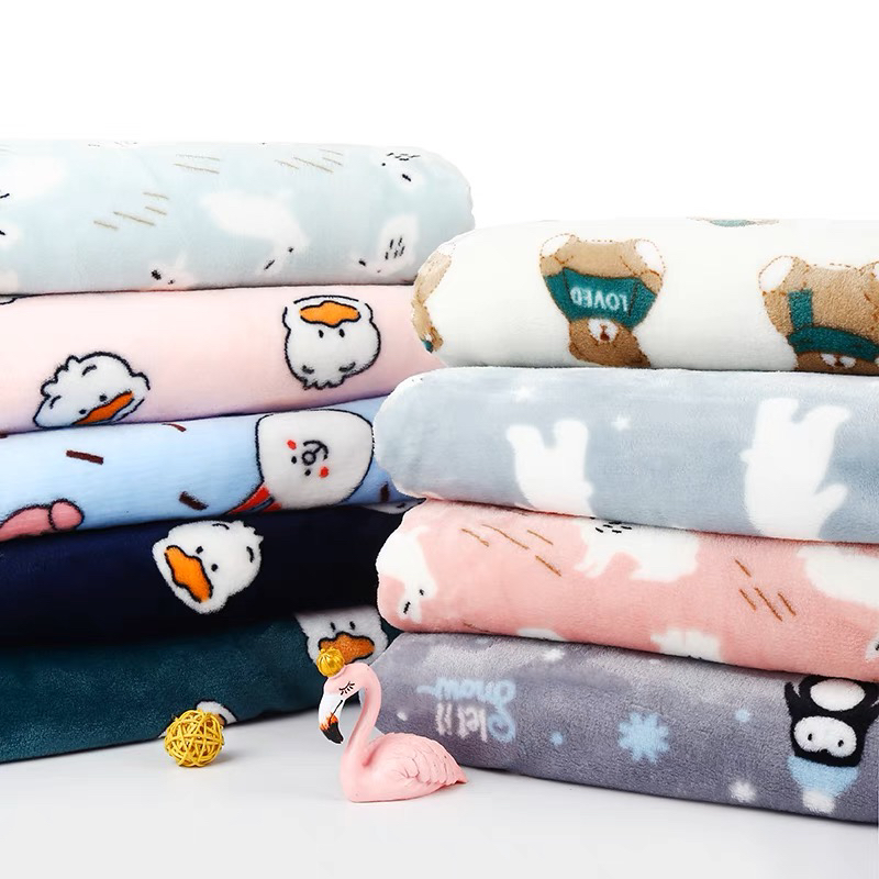 牛奶绒 法兰绒 水晶绒 布料通风透气 舒适可折叠 老少皆宜