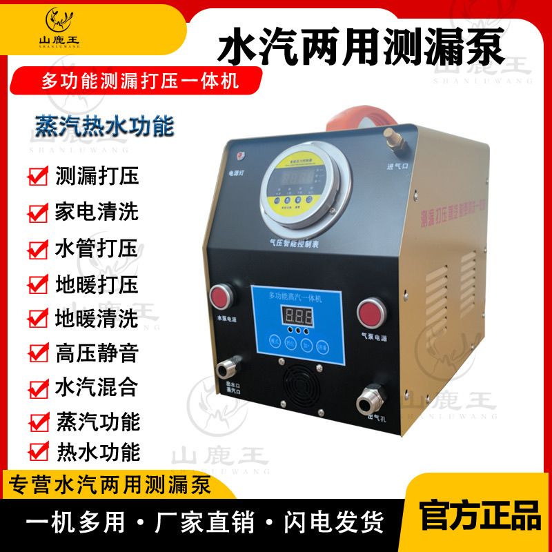 水气两用打压泵地暖多功能加压增压泵大功率带蒸汽智能泵测漏水