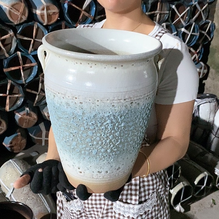 紫砂花盆正品口20高28