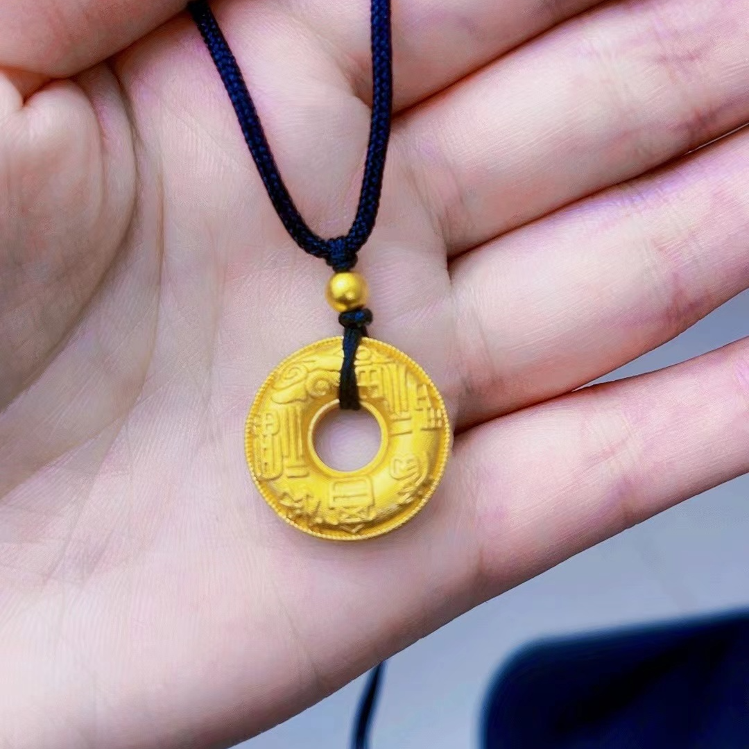 龙哥专属吊坠 女款百福平安扣