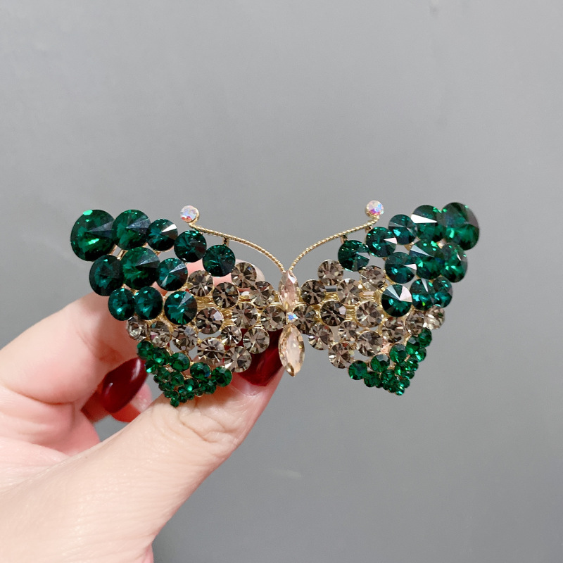 蝴蝶轻奢6公分弹夹半披发夹267