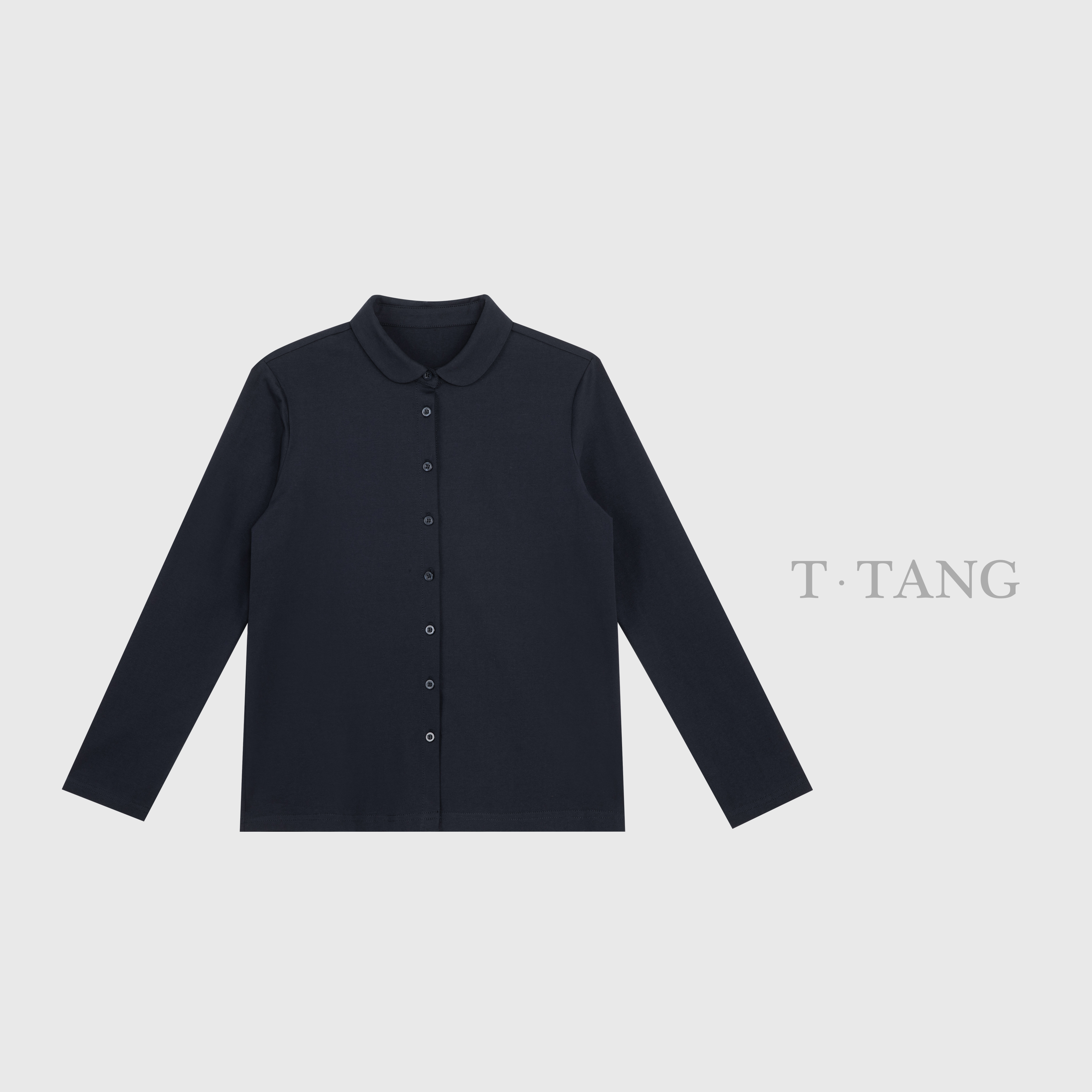 四季款加厚保暖纯色休闲显瘦时尚百搭长袖衬衫打底【6026】TJ