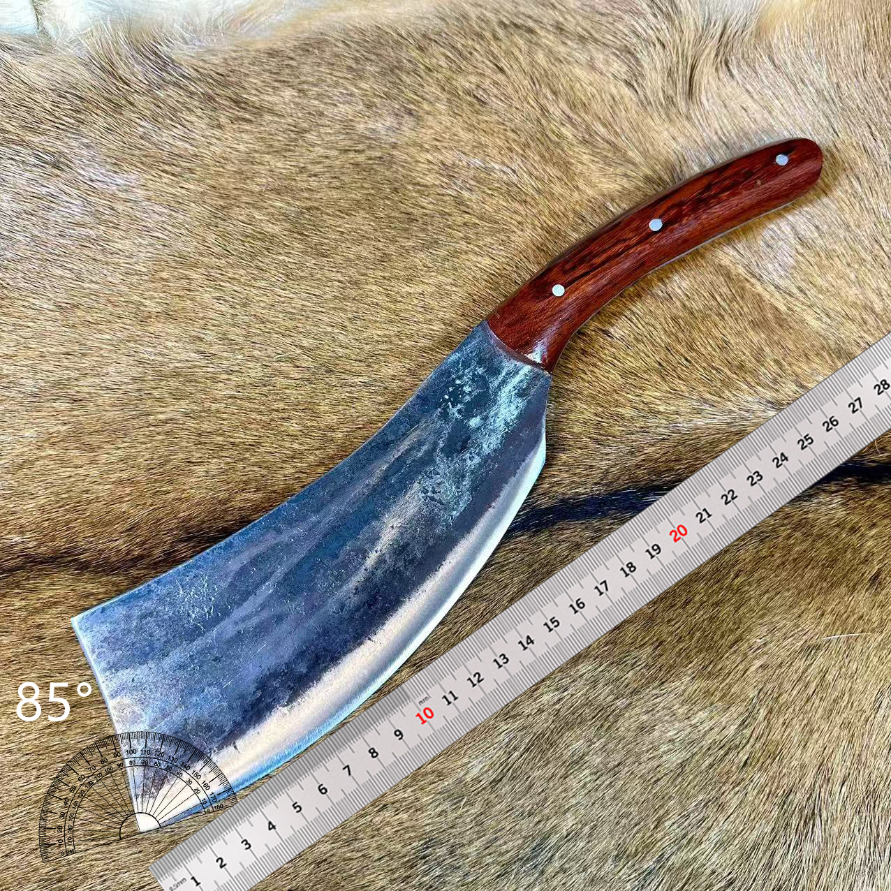 YS168 弹簧钢 一体 柴刀