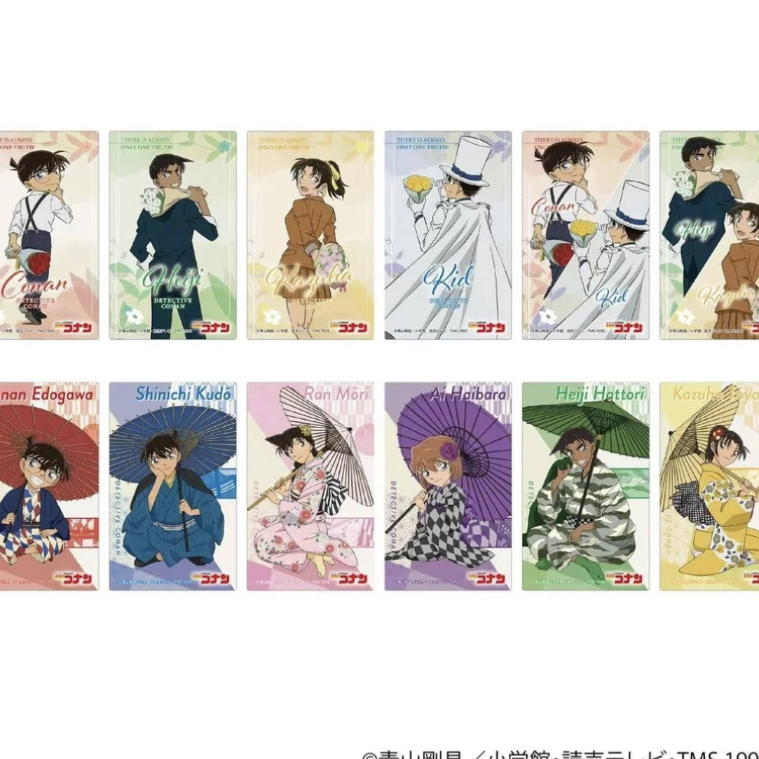 【名侦探柯南】小学馆 捧花撑伞透卡卡牌盲袋代拆