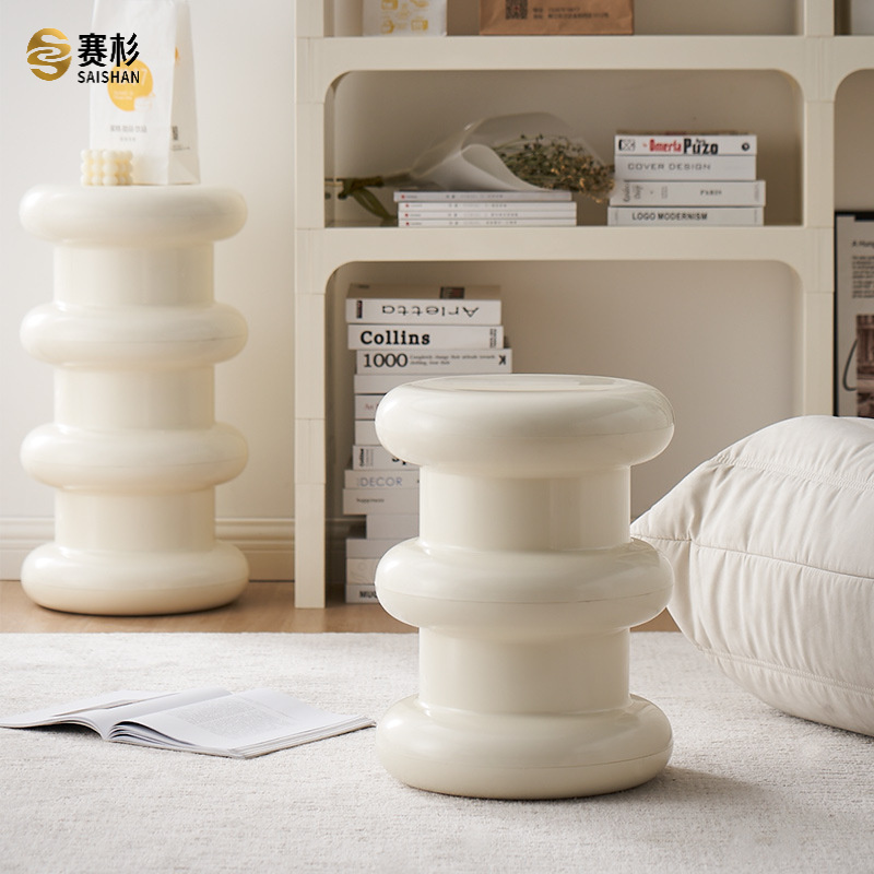 北欧创意矮凳设计师网红小边凳客厅沙发边几多功能家用换鞋凳子