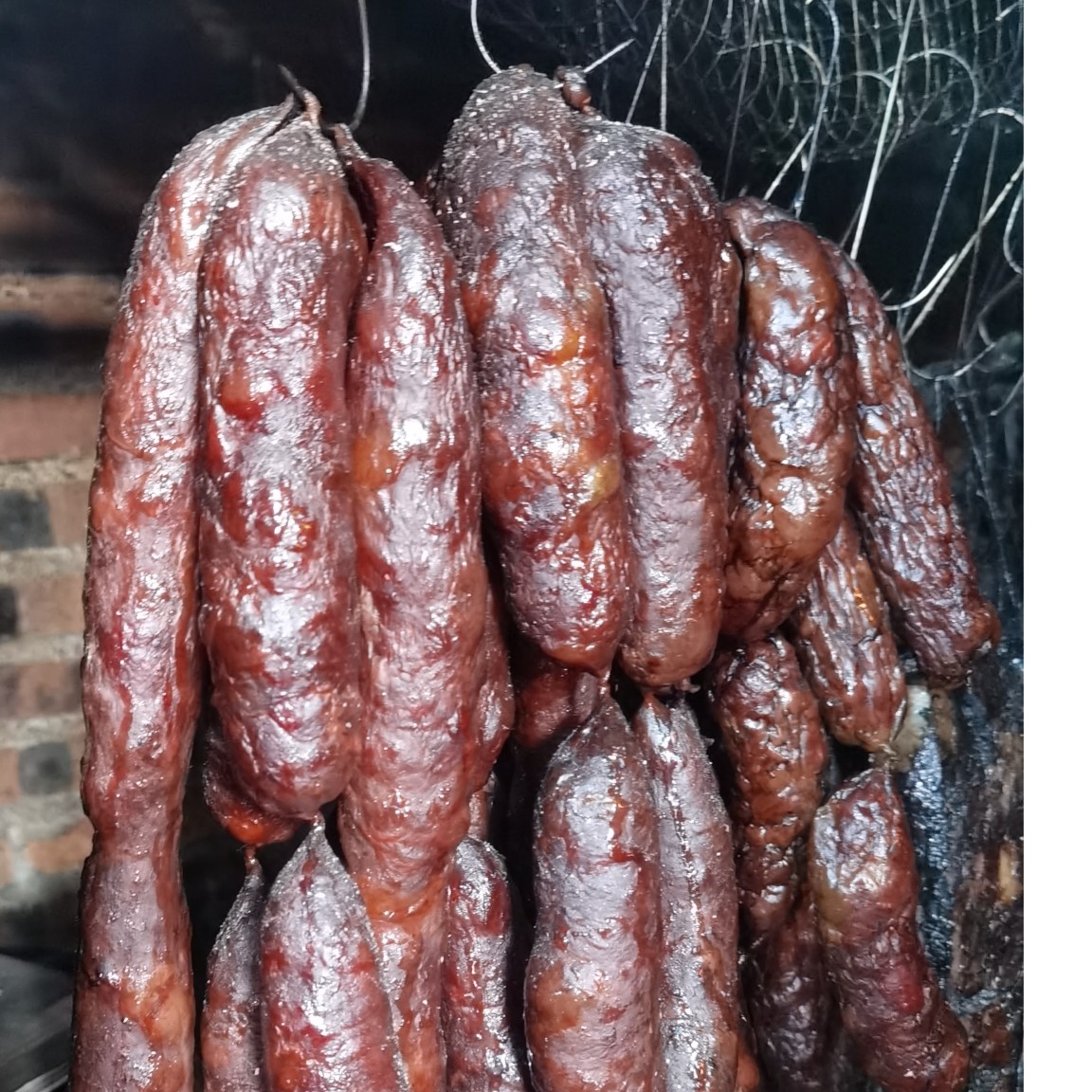 贵州柴火烟熏香肠原味花椒香浓香肠3斤香肠