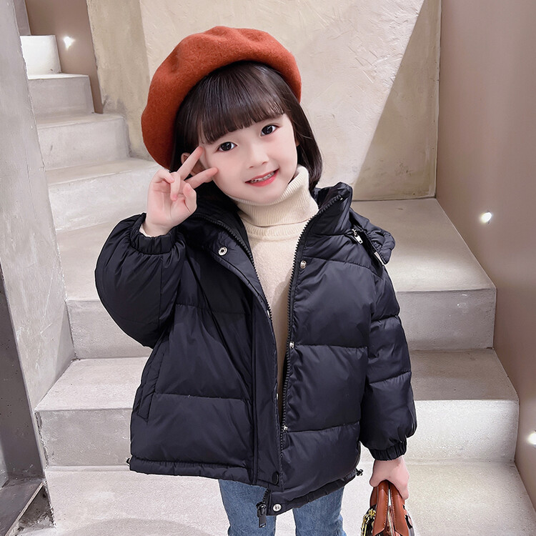 女童棉服加厚保暖女宝宝洋气时髦冬装棉衣2儿童冬款韩版休中大童