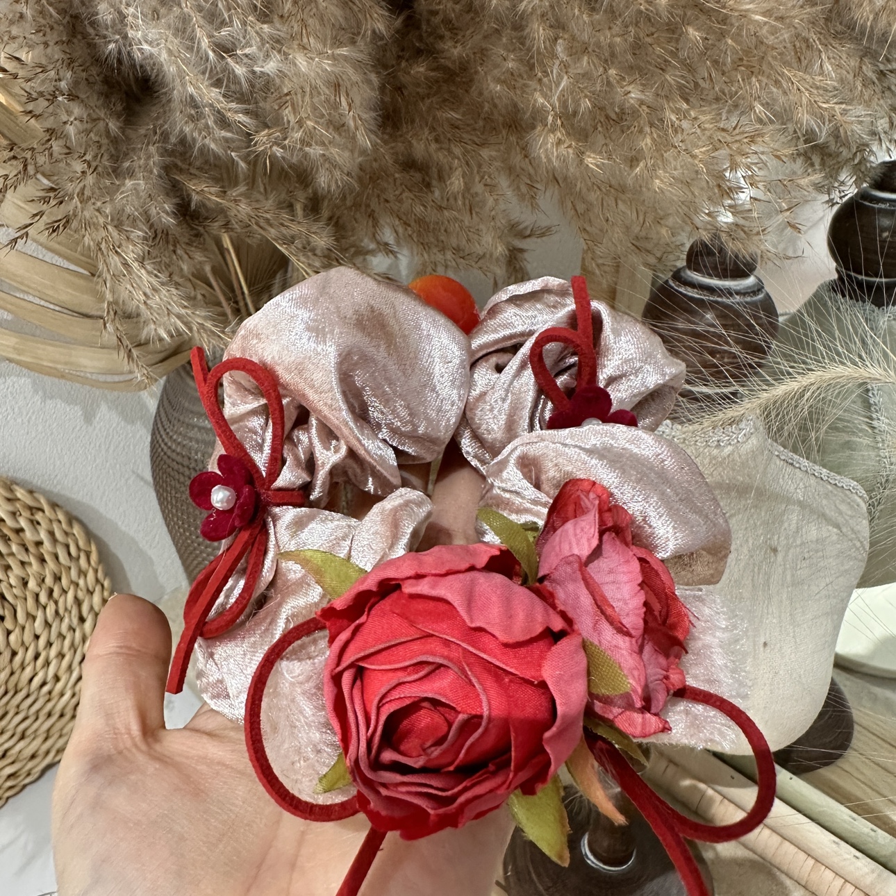 20731t鲜红花朵车厘子肠圈