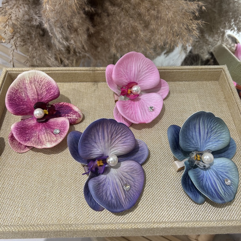 20881w蝴蝶兰鸭嘴夹边夹   多色