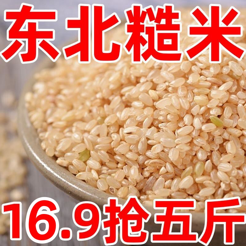 【16.9抢五斤】东北糙米新季糙米新米糙米粗粮颗粒饱满优