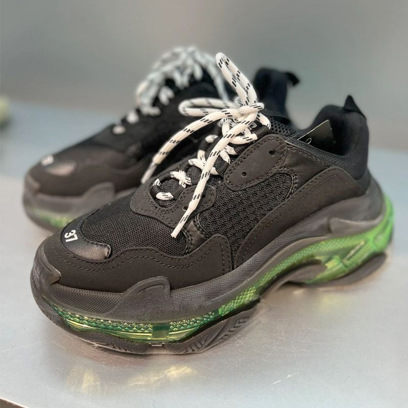 巴黎秋冬老爹鞋男新款ins潮鞋莆田厚底增高韩版百搭透气休闲男鞋