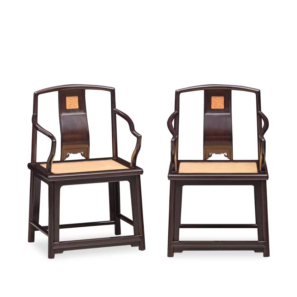 （定金）紫光檀东非黑黄檀黑酸枝泡茶桌椅南官椅四出头椅