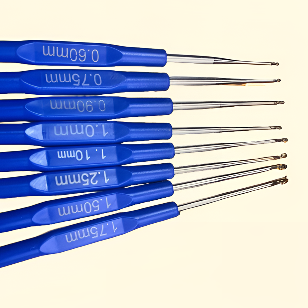 精品微钩钩针毛衣针编织工具不锈钢全套毛衣钩针手工家用防滑套盒