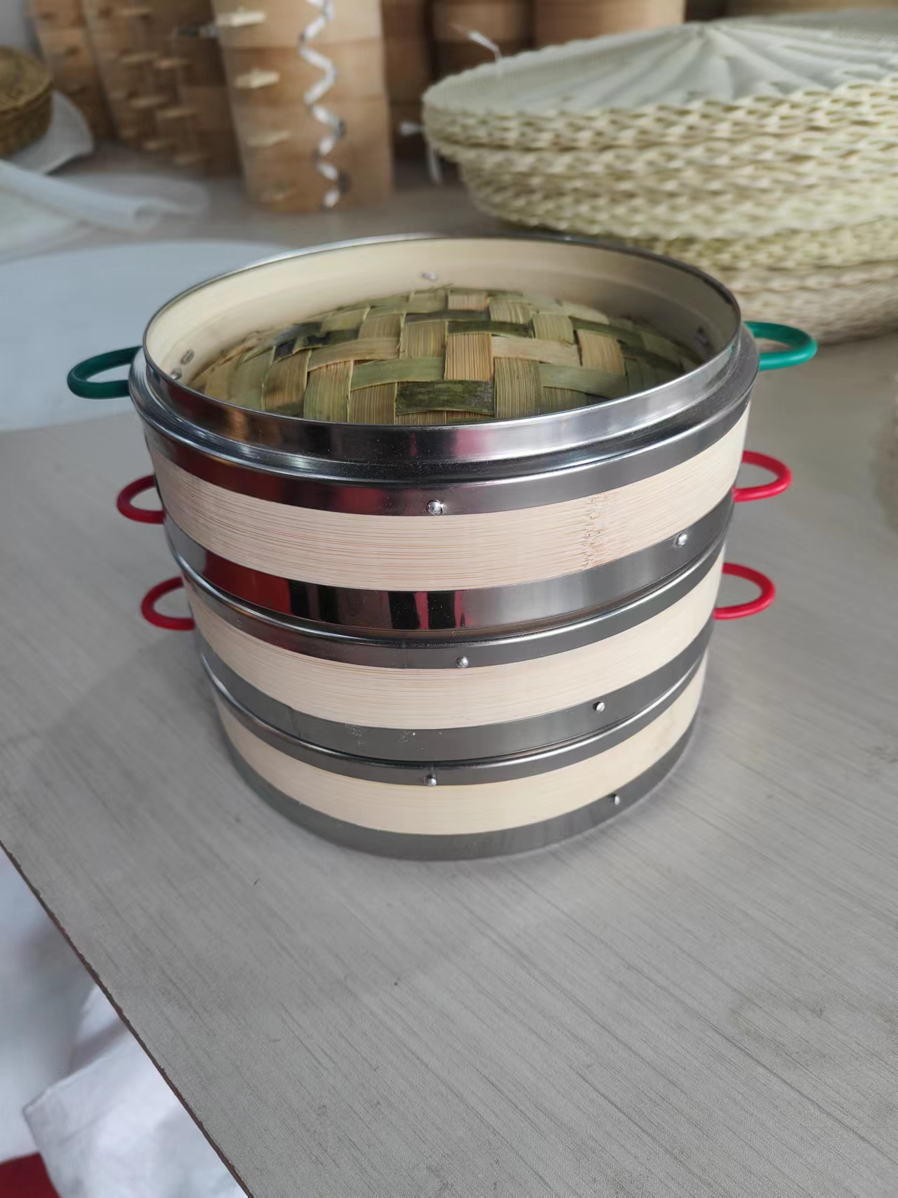 小笼包蒸饺蒸笼笼屉商用家用包子馒头早餐店用品小笼包蒸笼竹蒸笼