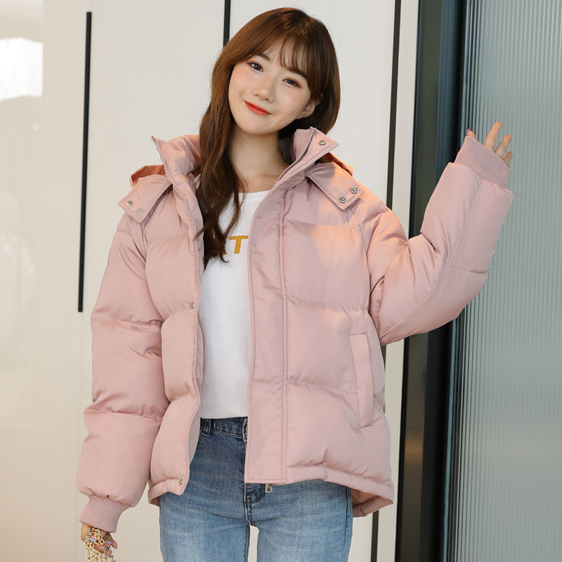 波司豋2023年新款羽绒服服棉衣女韩版学生面包服女短款棉袄加厚冬