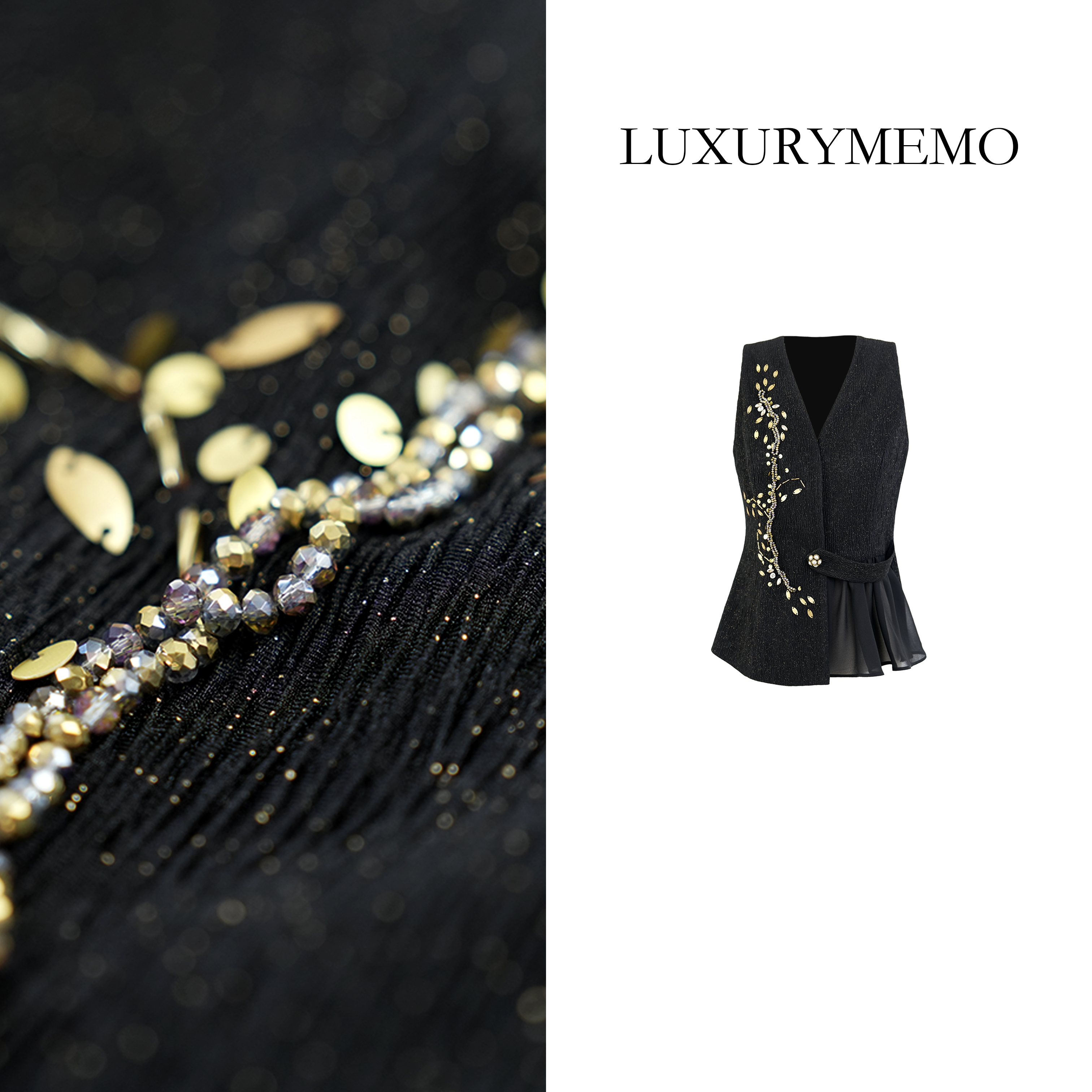 LUXURYMEMO【小时代】时尚女款时装马甲