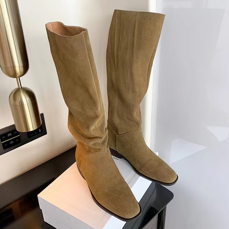 ADER EMELY定制2023秋冬新款百搭长靴F272