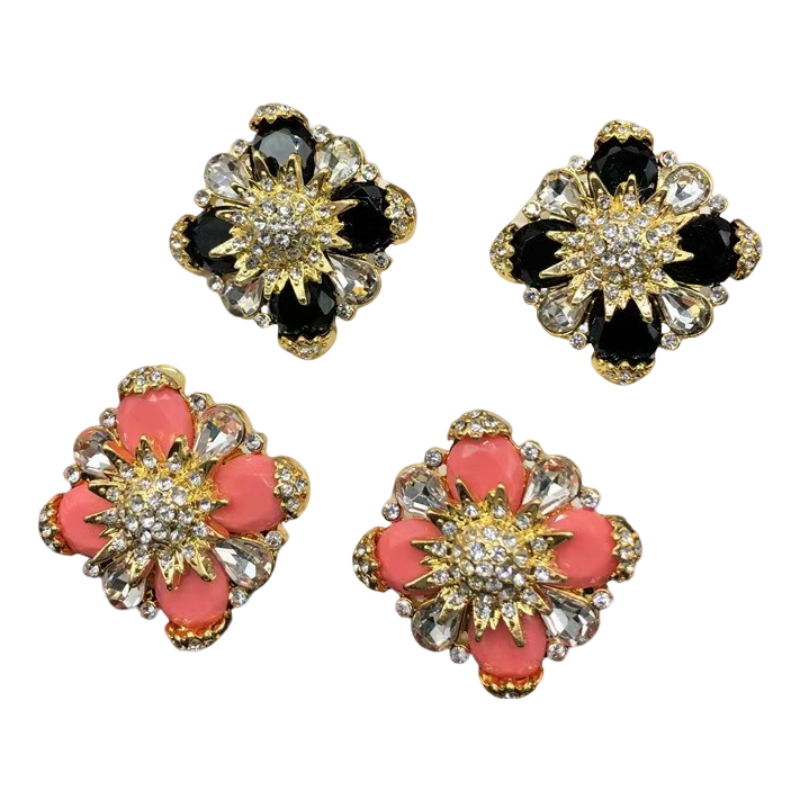 铜合金项链 时尚百搭轻奢彩色耳环