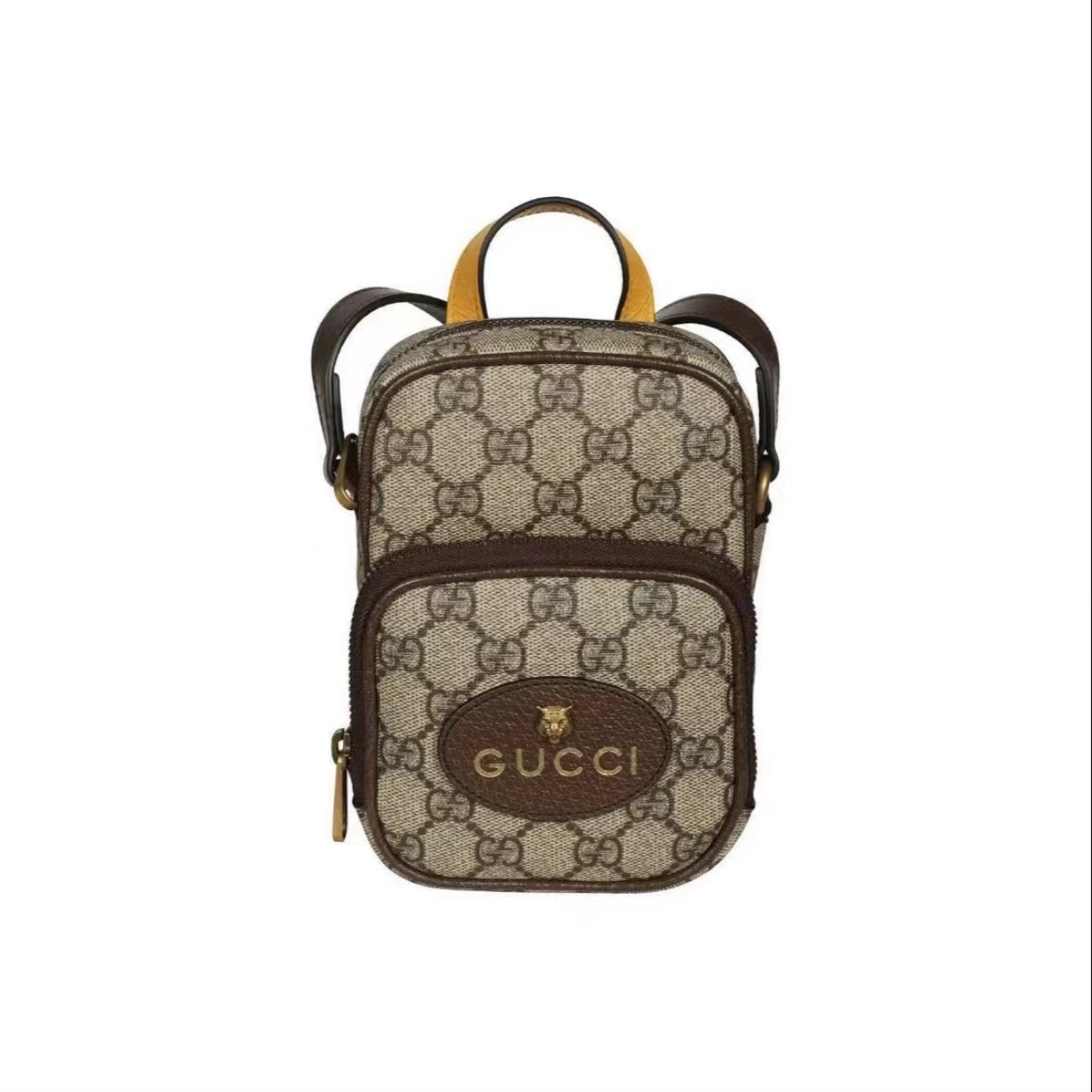 99新 GUCCI/古驰 云朵奢品/虎头相机斜跨包