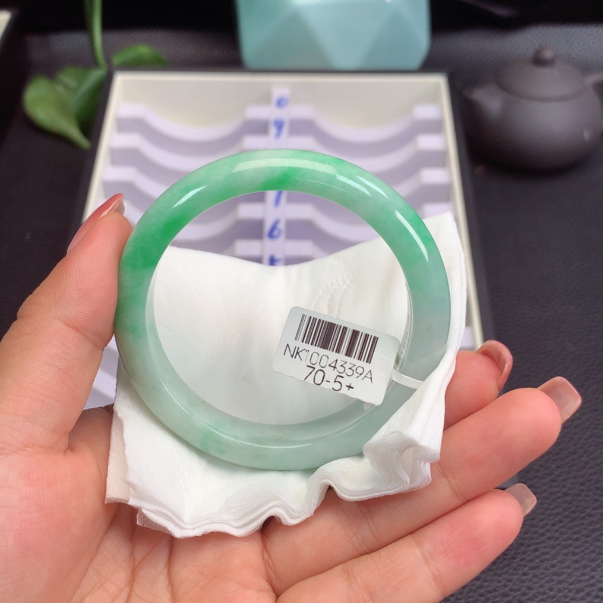 【闪购商品】翡翠手镯未镶嵌55