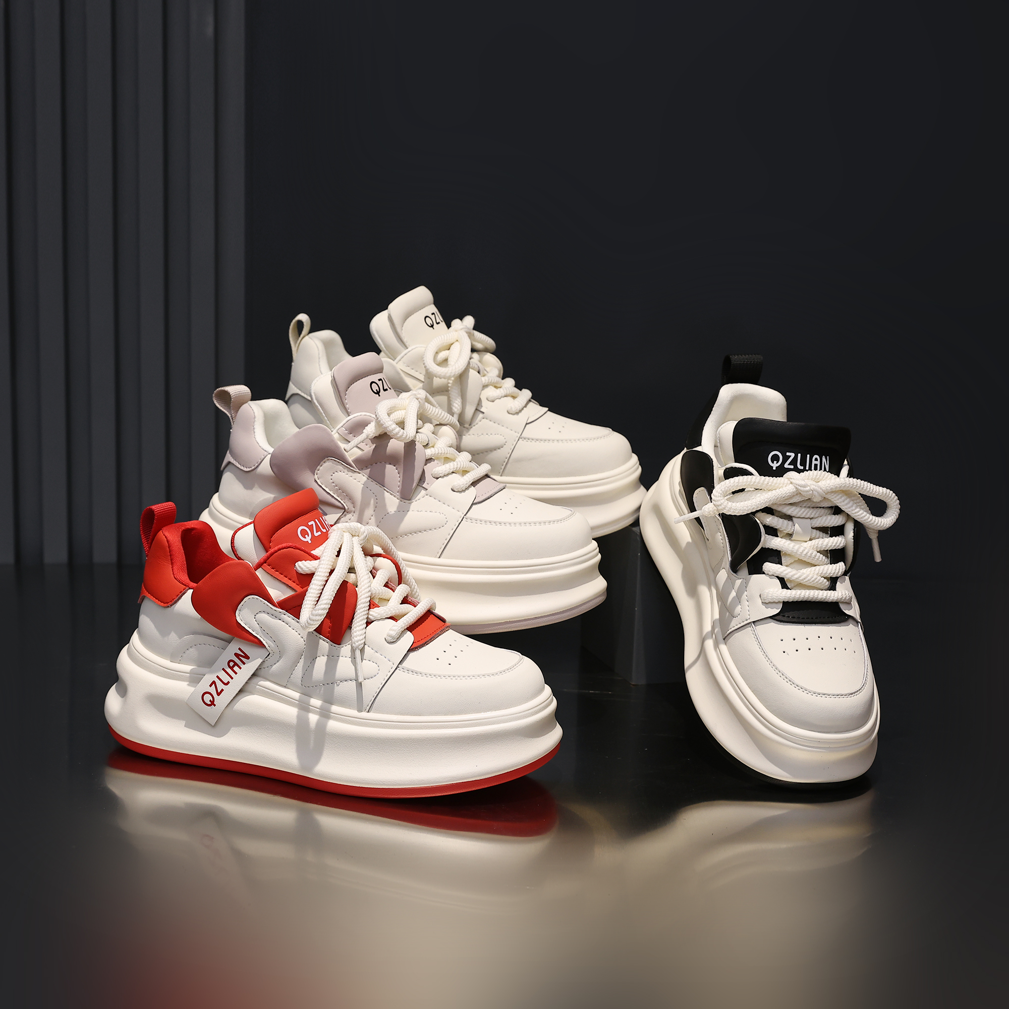 【现货】增高6cm 2024春夏季新款网红运动休闲百搭时尚潮流女鞋3181