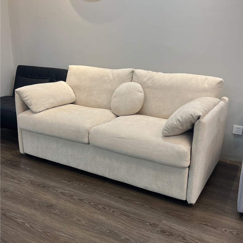 【小象耳朵】高端沙发床折叠两用客厅书房小户型奶油色多功能轻奢