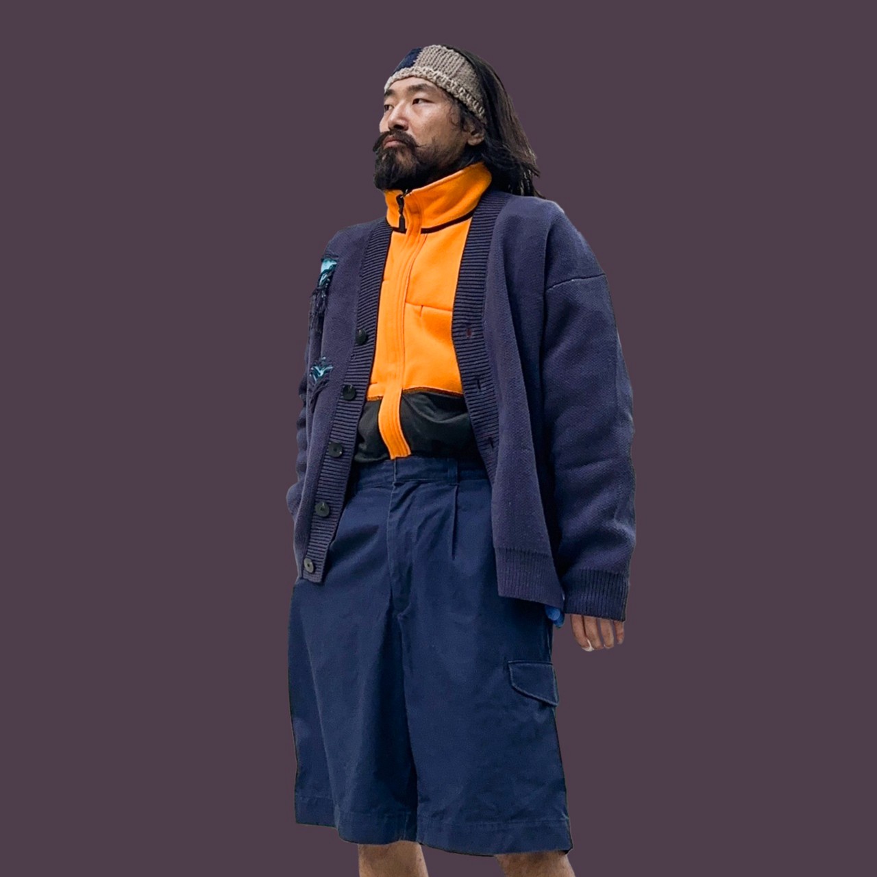 秋季新款 V领针线镂空设计 针织毛衣外套 3348