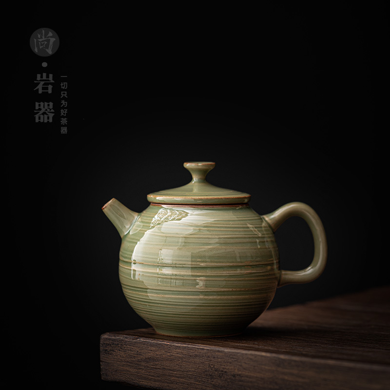 日式复古陶瓷茶壶家用迷你小壶功夫茶具套装泡茶壶简易泡茶壶单壶