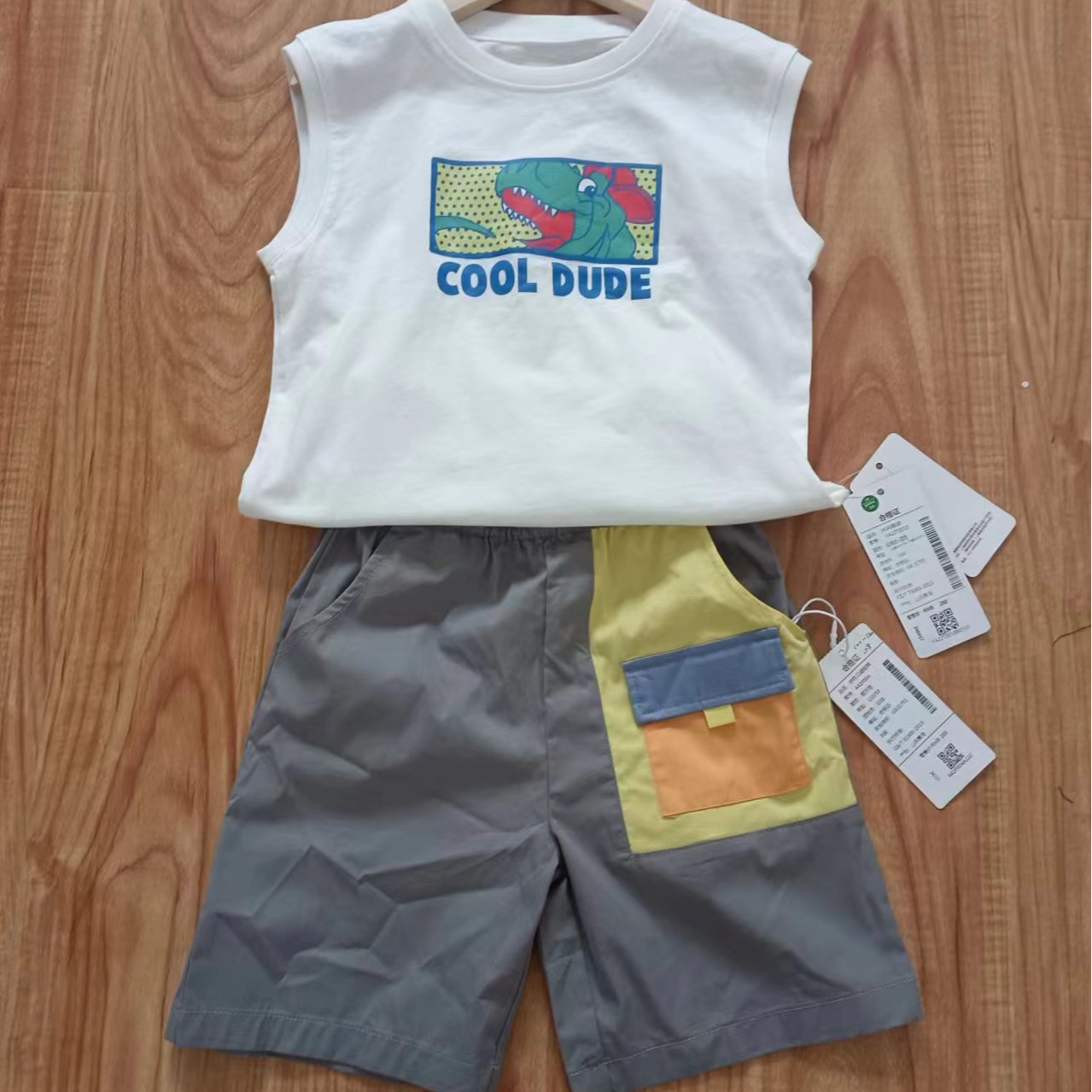 微瑕NO退NO换 韩版童装男套装