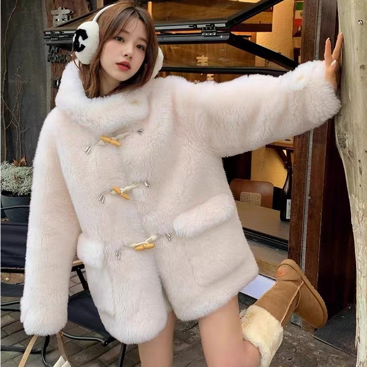 2号1号2025全羊毛小香风气质网红时尚加厚宽松韩版百搭冬季外套