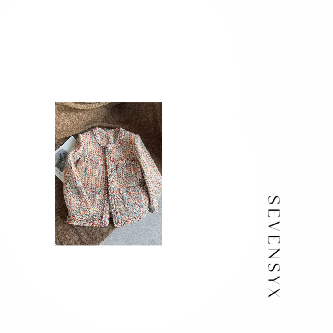 【莫奈花园香风鹅绒服】宽松保暖气质秋冬设计师 百搭 轻奢1029001