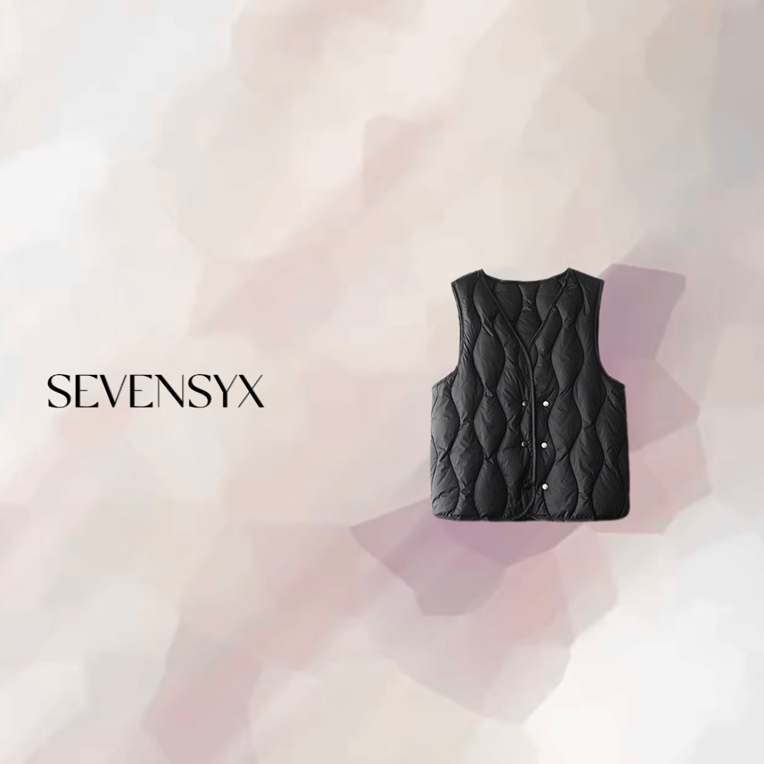 【羽丝绒坎肩】外套伴侣保暖 简约外穿